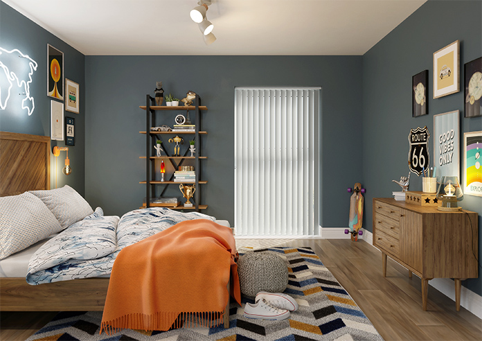 Trinity (Blackout), Light Grey - Vertical Blind - Image 8